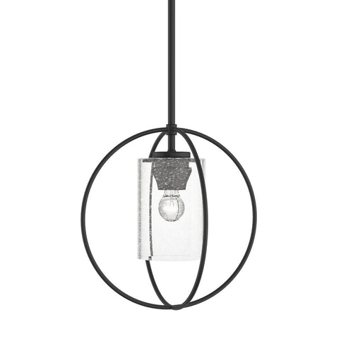 Hubbardton Forge Interlude Rhythm Mini Pendant in Bronze Finish Model: 187440-SKT-MULT-05-GG0160
