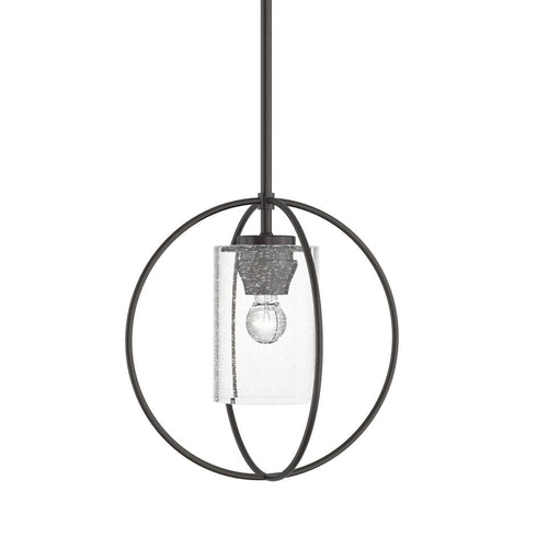 Hubbardton Forge Interlude Rhythm Mini Pendant in Bronze Finish Model: 187440-SKT-MULT-05-GG0160