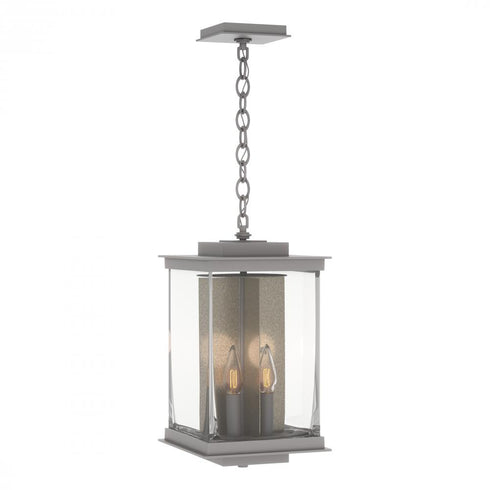 Hubbardton Forge Kingston Outdoor Large Lantern in Coastal Oil Rubbed Bronze Finish Model: 356840-SKT-14-81-ZM0703