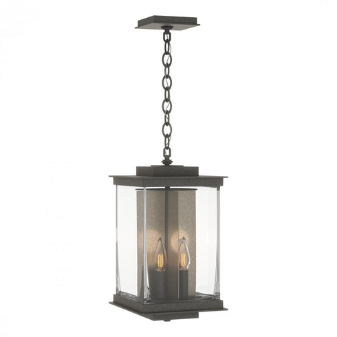 Hubbardton Forge Kingston Outdoor Large Lantern in Coastal Oil Rubbed Bronze Finish Model: 356840-SKT-14-81-ZM0703