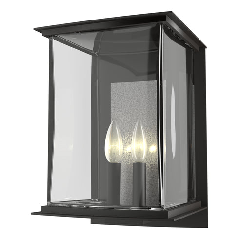 Hubbardton Forge Kingston Outdoor Large Sconce in Coastal Oil Rubbed Bronze Finish Model: 304842-SKT-14-81-ZM0084