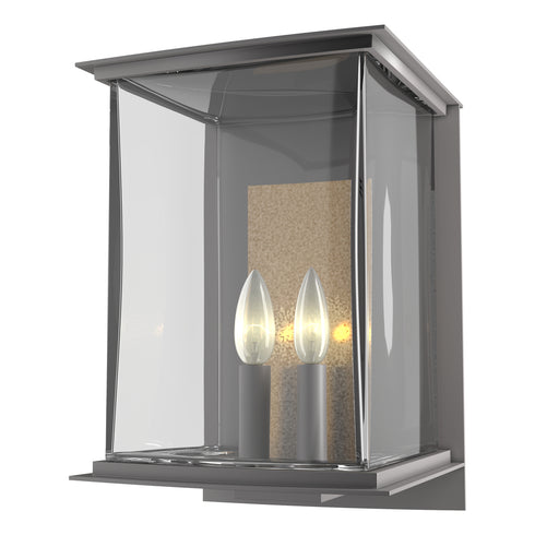 Hubbardton Forge Kingston Outdoor Large Sconce in Coastal Oil Rubbed Bronze Finish Model: 304842-SKT-14-81-ZM0084