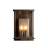 Hubbardton Forge Kingston Outdoor Large Sconce in Coastal Oil Rubbed Bronze Finish Model: 304842-SKT-14-81-ZM0084