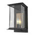 Hubbardton Forge Kingston Outdoor Medium Sconce in Coastal Natural Iron Finish Model: 304840-SKT-20-81-ZM0076