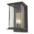 Hubbardton Forge Kingston Outdoor Medium Sconce in Coastal Natural Iron Finish Model: 304840-SKT-20-81-ZM0076