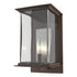 Hubbardton Forge Kingston Outdoor Medium Sconce in Coastal Natural Iron Finish Model: 304840-SKT-20-81-ZM0076