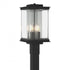 Hubbardton Forge Kingston Outdoor Post Light in Coastal Oil Rubbed Bronze Finish Model: 344840-SKT-14-81-ZM0703