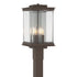 Hubbardton Forge Kingston Outdoor Post Light in Coastal Oil Rubbed Bronze Finish Model: 344840-SKT-14-81-ZM0703