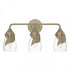 Hubbardton Forge Lapas 3 Light Bath Sconce in Black Finish Model: 201352-SKT-10-GG0330