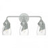 Hubbardton Forge Lapas 3 Light Bath Sconce in Black Finish Model: 201352-SKT-10-GG0330