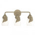 Hubbardton Forge Lapas 3 Light Bath Sconce in Black Finish Model: 201352-SKT-10-GG0330