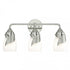 Hubbardton Forge Lapas 3 Light Bath Sconce in Black Finish Model: 201352-SKT-10-GG0330