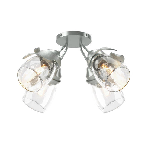 Hubbardton Forge Lapas 4 Light Semi Flush Model: 121371-SKT-82-GG0330