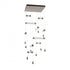 Hubbardton Forge Libra 10 Light Square LED Pendant Model: 139100-LED-STND-82-ZM0696