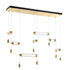 Hubbardton Forge Libra 7 Light Double Linear LED Pendant Model: 139101-LED-STND-07-ZM0696