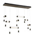 Hubbardton Forge Libra 7 Light Double Linear LED Pendant Model: 139101-LED-STND-07-ZM0696