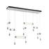 Hubbardton Forge Libra 7 Light Double Linear LED Pendant Model: 139101-LED-STND-07-ZM0696