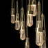 Hubbardton Forge Link 10 Light Blown Glass Rectangular Pendant Model: 131200-SKT-STND-85-YG0434