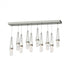Hubbardton Forge Link 10 Light Blown Glass Rectangular Pendant Model: 131200-SKT-STND-85-YG0434