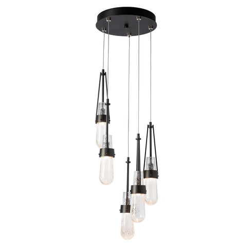 Hubbardton Forge Link 5 Light Blown Glass Pendant Model: 131120-SKT-LONG-20-YJ0434