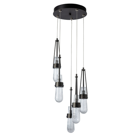Hubbardton Forge Link 5 Light Blown Glass Pendant Model: 131120-SKT-LONG-20-YJ0434