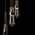 Hubbardton Forge Link 5 Light Clear Glass Pendant Model: 131127-SKT-STND-82-ZM0434