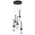 Hubbardton Forge Link 5 Light Clear Glass Pendant Model: 131127-SKT-STND-82-ZM0434