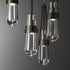 Hubbardton Forge Link 5 Light Clear Glass Pendant Model: 131127-SKT-STND-82-ZM0434