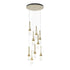 Hubbardton Forge Link 9 Light Blown Glass Round Pendant Model: 131100-SKT-STND-85-YG0434