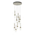 Hubbardton Forge Link 9 Light Blown Glass Round Pendant Model: 131100-SKT-STND-85-YG0434