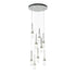 Hubbardton Forge Link 9 Light Blown Glass Round Pendant Model: 131100-SKT-STND-85-YG0434