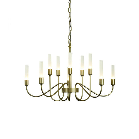 Hubbardton Forge Lisse 10 Arm Chandelier Model: 106030-SKT-25