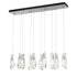 Hubbardton Forge Luma 10 Light Large Crystal Rectangular Model: 131201-SKT-STND-86-CR