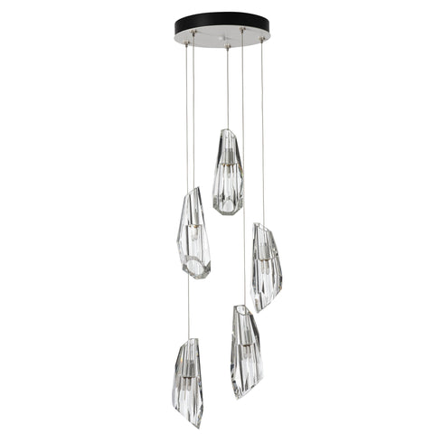 Hubbardton Forge Luma 5 Light Pendant Model: 131121-SKT-STND-82-CR