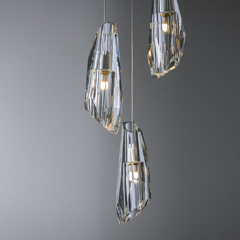 Hubbardton Forge Luma 5 Light Pendant Model: 131121-SKT-STND-82-CR