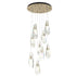 Hubbardton Forge Luma 9 Light Large Crystal Round Pendant Model: 131101-SKT-STND-86-CR