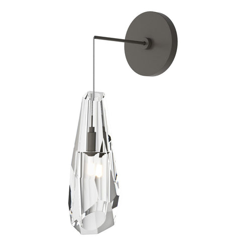 Hubbardton Forge Luma Low Voltage Sconce in White Finish Model: 201390-SKT-02-CR