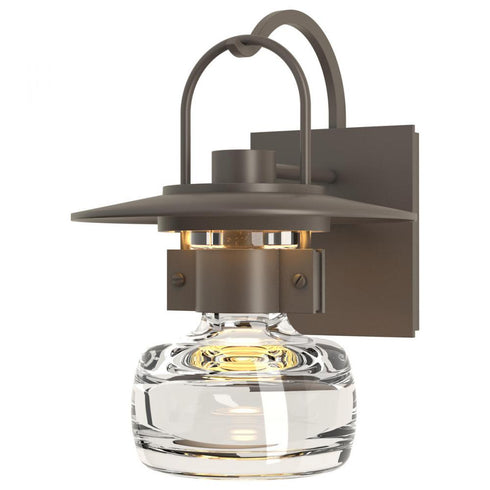 Hubbardton Forge Mason Outdoor Sconce in Coastal Oil Rubbed Bronze Finish Model: 303003-SKT-14-ZM0448