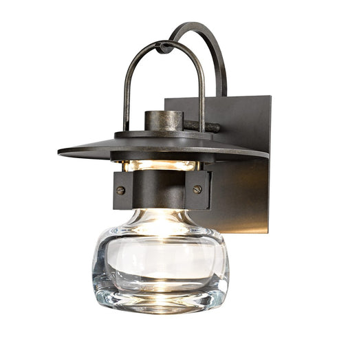 Hubbardton Forge Mason Outdoor Sconce in Coastal Oil Rubbed Bronze Finish Model: 303003-SKT-14-ZM0448