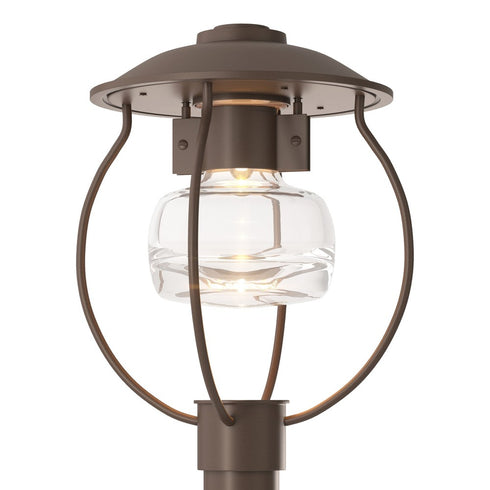 Hubbardton Forge Mason Post Light in Coastal Oil Rubbed Bronze Finish Model: 344810-SKT-14-ZM0447