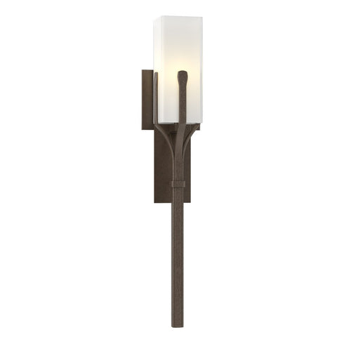 Hubbardton Forge Mediki Sconce in Bronze Finish Model: 204750-SKT-05-GG0441