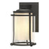 Hubbardton Forge Meridian Outdoor Sconce in Coastal Oil Rubbed Bronze Finish Model: 305610-SKT-14-ZS0297