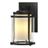 Hubbardton Forge Meridian Small Outdoor Sconce in Coastal Oil Rubbed Bronze Finish Model: 305605-SKT-14-ZS0296