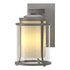 Hubbardton Forge Meridian Small Outdoor Sconce in Coastal Oil Rubbed Bronze Finish Model: 305605-SKT-14-ZS0296