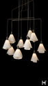 Hubbardton Forge Mobius 10 Light Mobile Pendant in Dark Smoke Finish Model: 131152-SKT-STND-07-SH1987