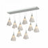 Hubbardton Forge Mobius 10 Light Rectangular Pendant Model: 131202-SKT-STND-82-SH1987