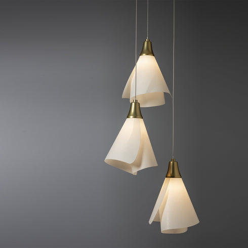Hubbardton Forge Mobius 5 Light Pendant Model: 131122-SKT-LONG-07-SH1987