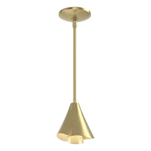 Hubbardton Forge Mobius Steel Shade Mini Pendant in Bronze Finish Model: 184500-SKT-MULT-05