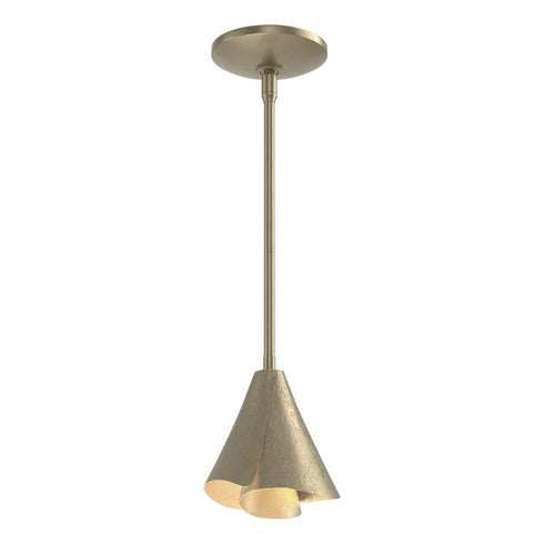 Hubbardton Forge Mobius Steel Shade Mini Pendant in Bronze Finish Model: 184500-SKT-MULT-05
