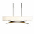 Hubbardton Forge Moonband Large Semi Flush Model: 124252-SKT-82-GG0050